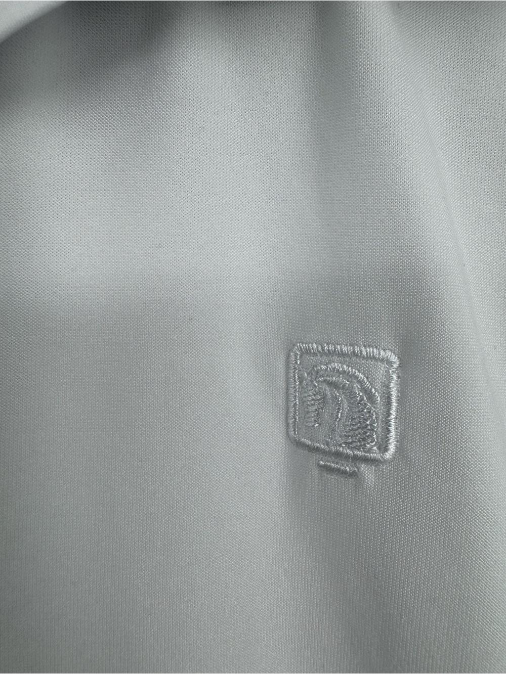 ROMFH Equestrian Chill Factor Long Sleeve Show Shirt XL White Horse Print Collar - Picture 3 of 16